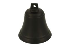 Bell brass black powder coated Ø 80mm