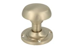 Door knob round satin nickel (1930)