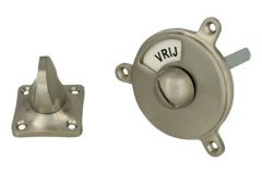 Vrij bezet turn and release spindle round satin nickel